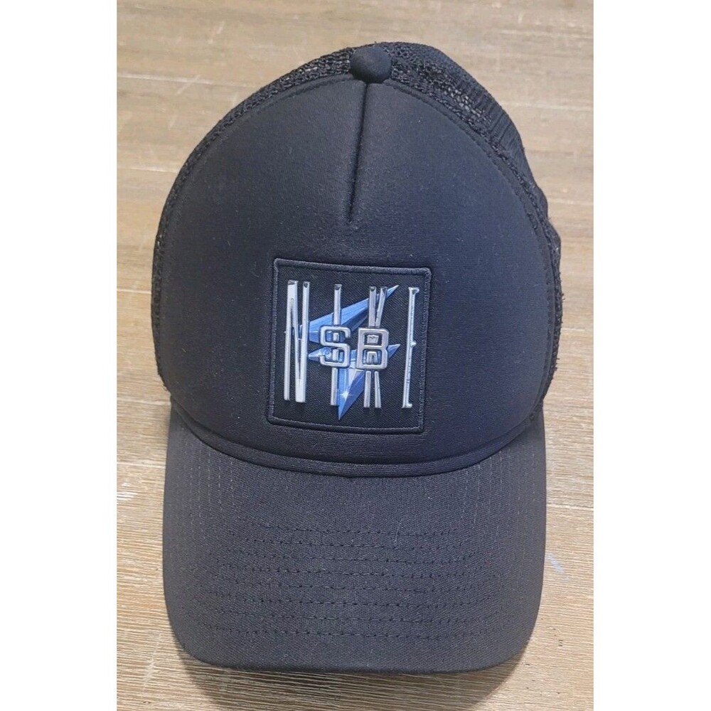 Nike SB x Samborghini Skate Classic 99 Trucker Hat - Black 2021 Snapback Cap